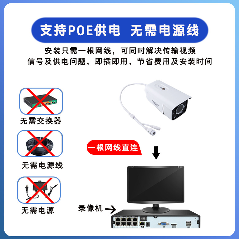 RTMP推流摄像头云直播400万全彩监控摄像机室外防水28181订制开发